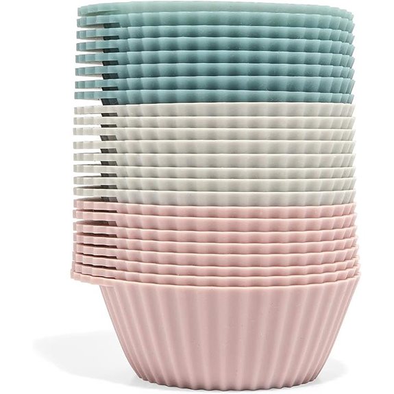 Reusable Silicone Baking Cups (24-Pack)
