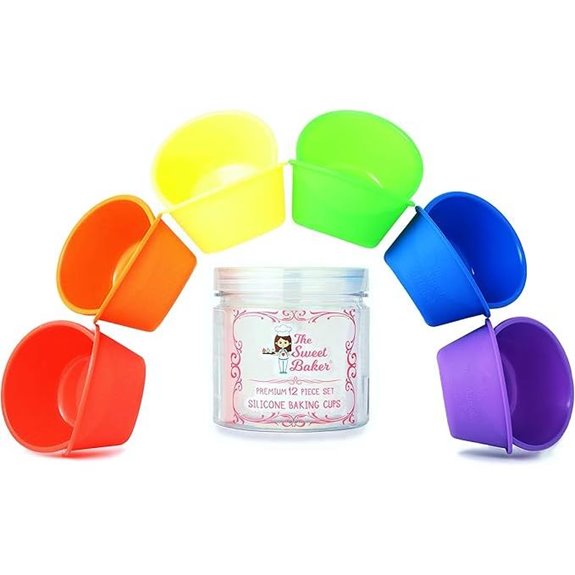 Professional Silicone Baking Cups (12-Piece Set)