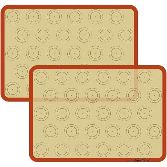 Macaron Silicone Baking Mat Set (2-Pack)