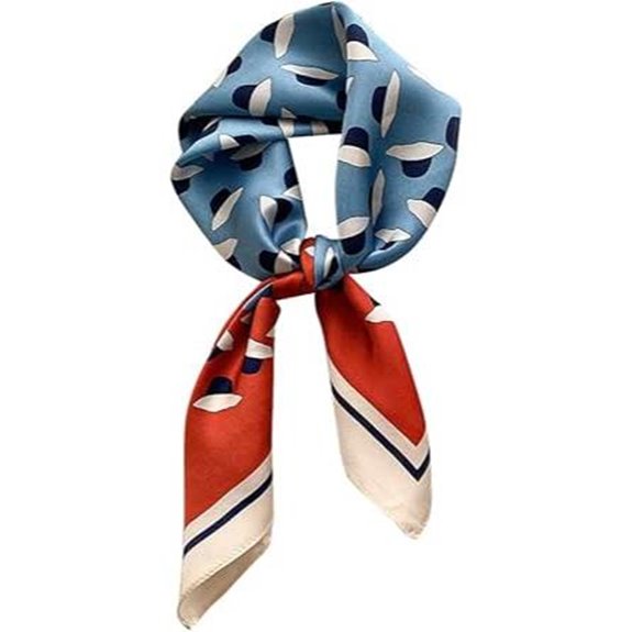 Meisee 100% Mulberry Silk Square Neck Scarf