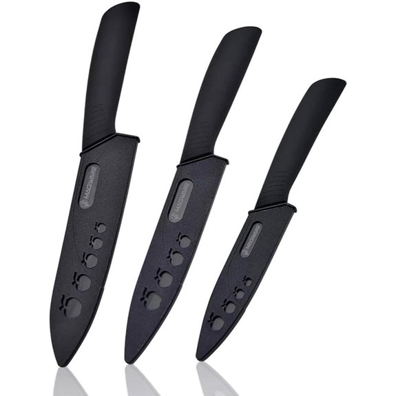 Ceramic Knife Set with Sheaths (6 5 4)