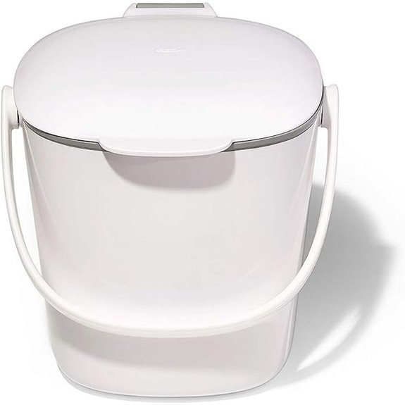 OXO Good Grips Easy-Clean Compost Bin White - 0.75 GAL