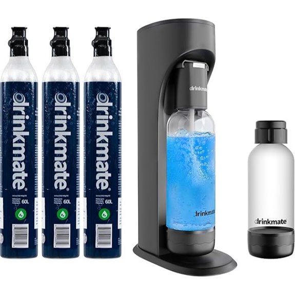 Drinkmate OmniFizz Sparkling Water and Soda Maker Bundle
