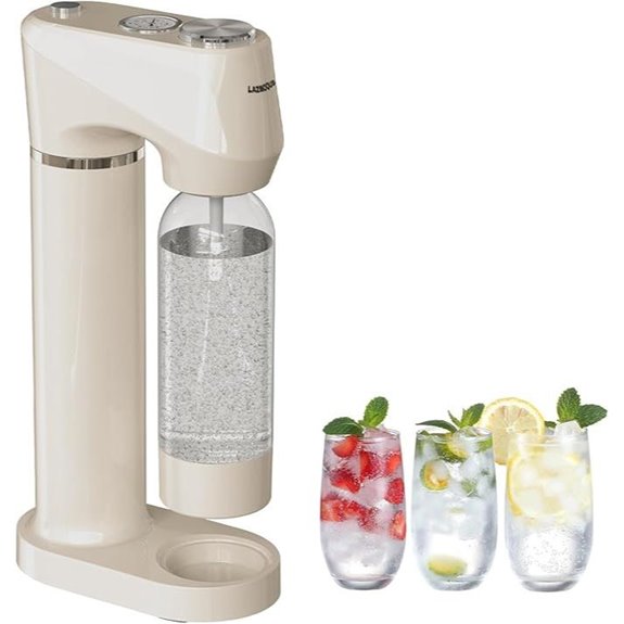 Sparkling Water Maker with Bottles and CO2 Compatibility