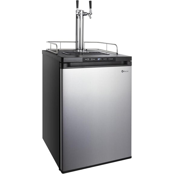Kegco 3PK309SS-2 24 Dual-Tap Stainless Kegerator