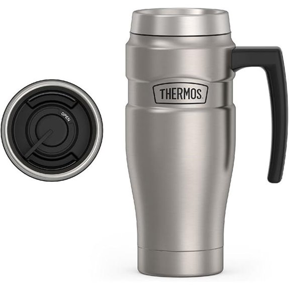 Thermos Stainless King Travel Mug 16oz Leak-Proof