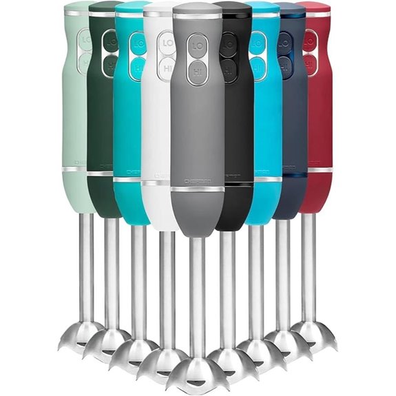 Chefman Hand Blender with Stainless Steel Blades