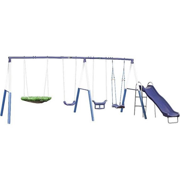XDP Recreation Steel 5-Station Kids Swing Set