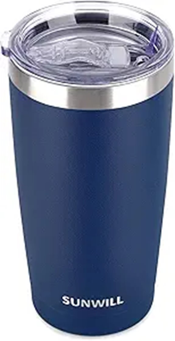SUNWILL 20oz Insulated Travel Coffee Tumbler