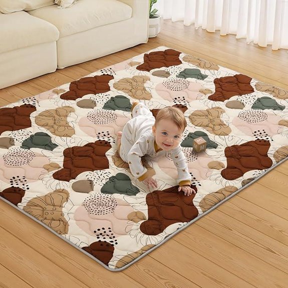 Blissful Diary Baby Play Mat Thick Foldable Washable
