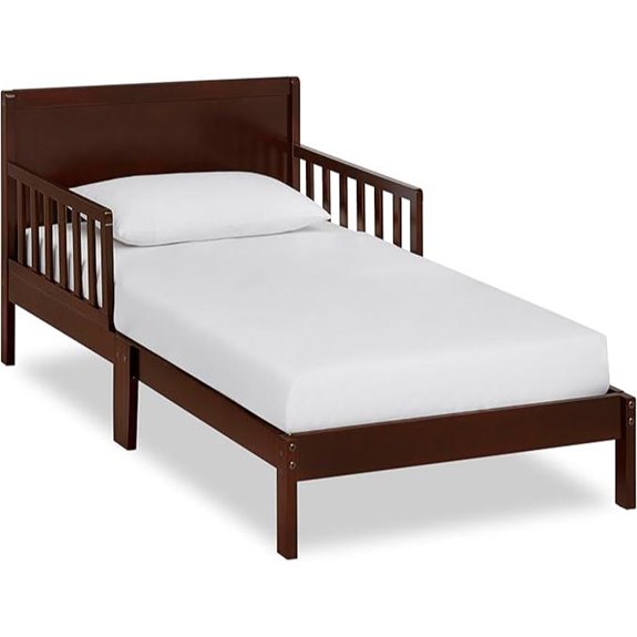 Dream On Me Brookside Toddler Bed with Safety Rails
