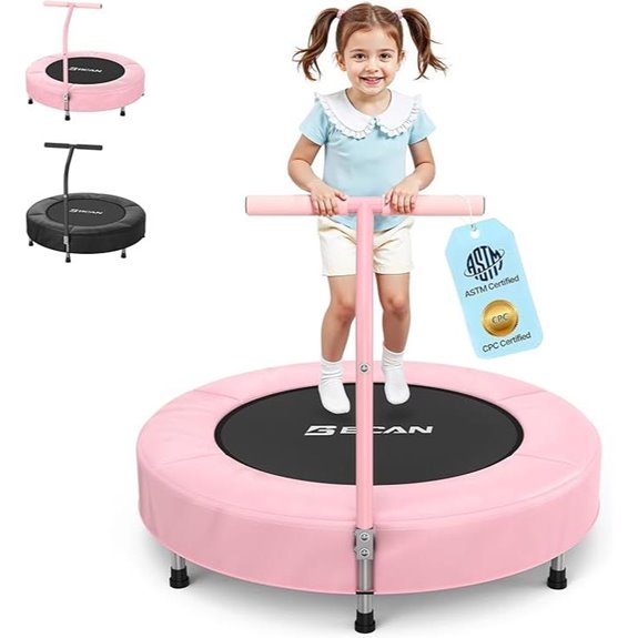 toddler trampoline safety features