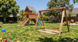 top large backyard swing sets
