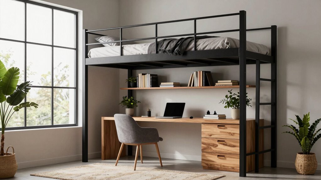top space saving loft beds