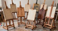 top wooden art easels