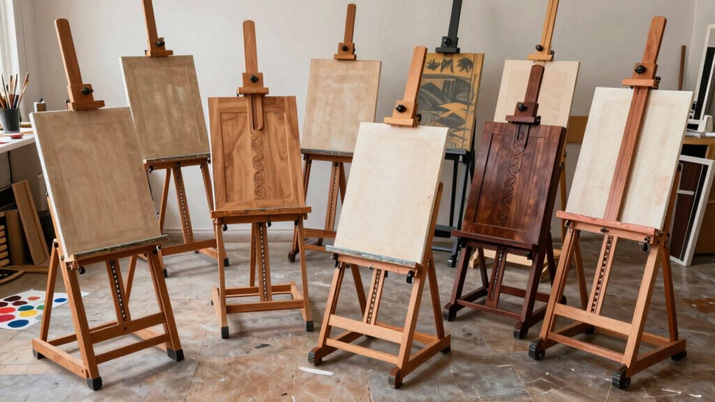top wooden art easels