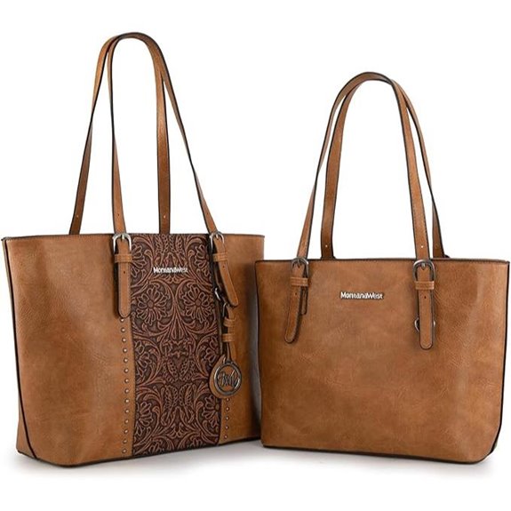 Montana West Tote Bag & Handbag Set (2 Pieces)