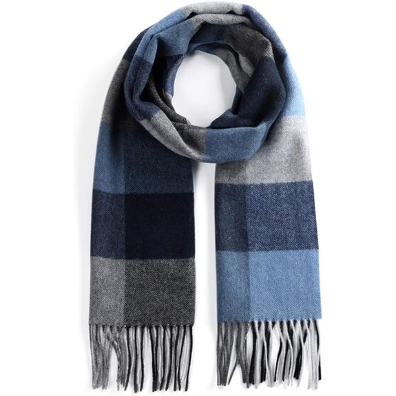 Unisex 100% Wool Scarf for Men Women Warm Winter Scarves