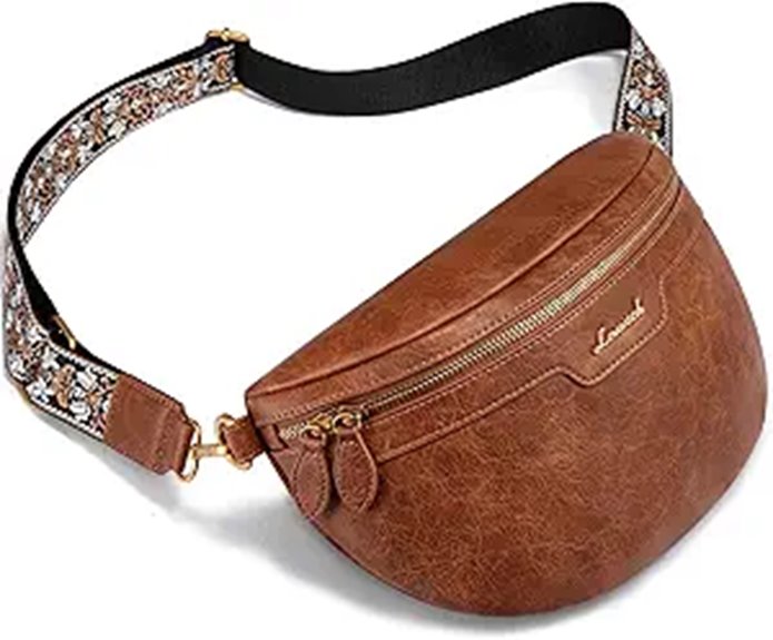 LOVEVOOK Vegan Leather Fanny Pack for Women