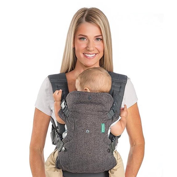 Infantino Flip 4-in-1 Baby Carrier Adjustable Gray