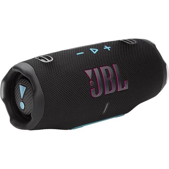 JBL Charge 6 Waterproof Bluetooth Speaker with Carrying Strap
