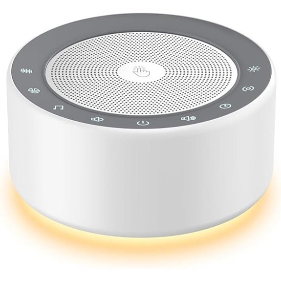 Kipcush White Noise Machine with Night Light
