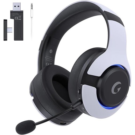 Gtheos Wireless Gaming Headset for PS5 PC Switch