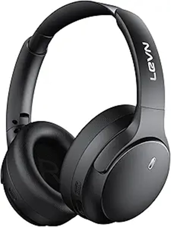 LEVN Wireless Noise Cancelling Headphones with 70H Battery
