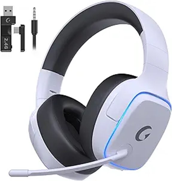 Wireless Gaming Headset for PS5 PC Switch Bluetooth