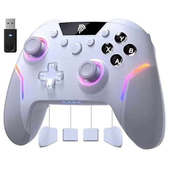 EasySMX X20 Wireless Gaming Controller with RGB Backlit