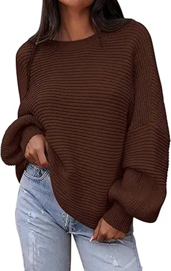 PRETTYGARDEN Women's Oversized Fall Knit Sweater