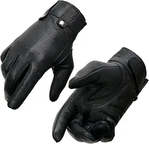 Milwaukee Leather Women's Lightweight Motorcycle Gloves
