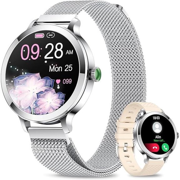 Smart Watch for Women with Heart Rate & Waterproof