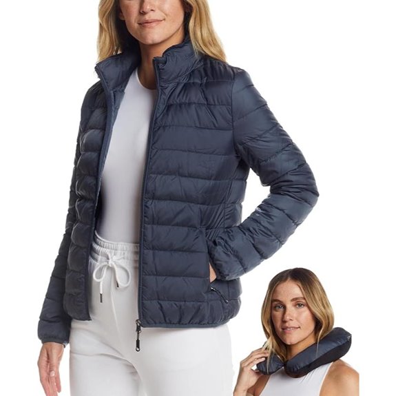 Weatherproof Women's Puffer Jacket with Packable Design