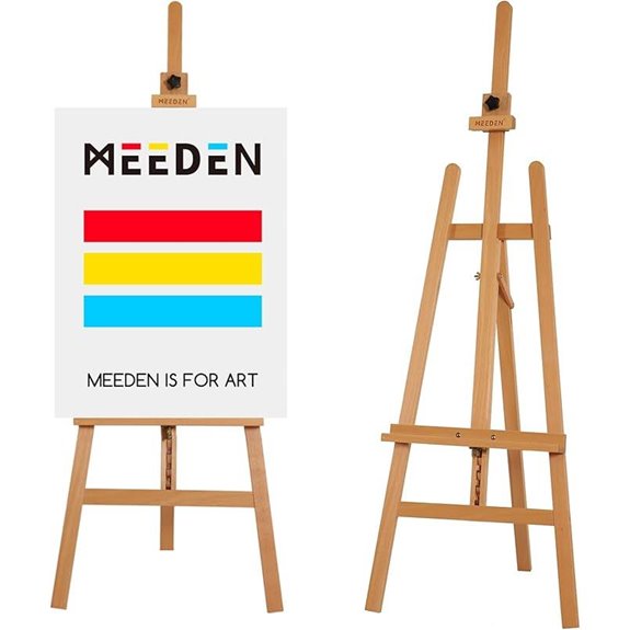 MEEDEN Wooden Art Easel for Canvas up to 43
