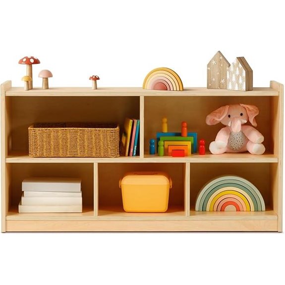 OOOK Montessori Wooden Toy Storage Cabinet