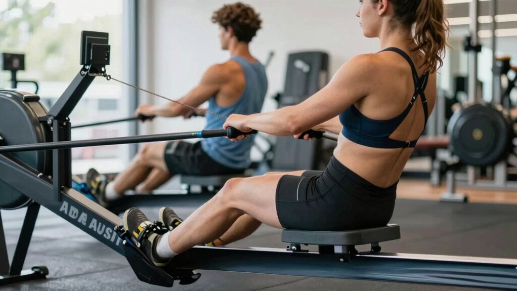 back saving rowing technique