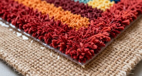 backing and glue selection