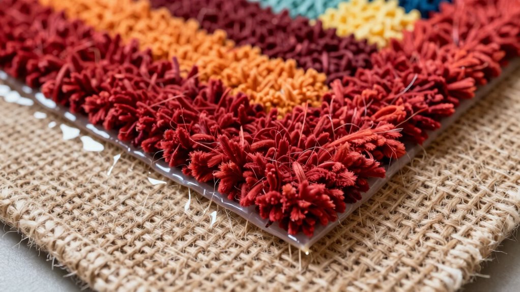 backing and glue selection