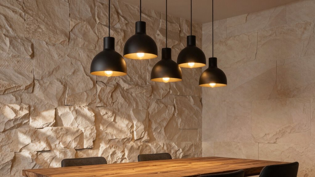 balanced pendant arrangements enhance ambiance