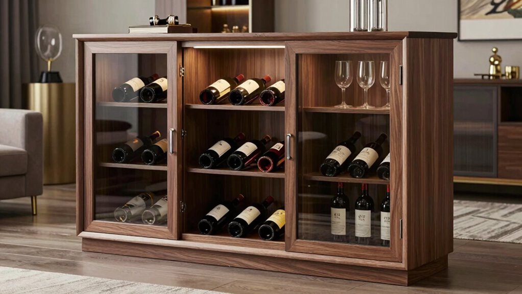 bar cabinet storage considerations