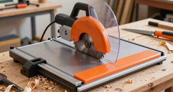 blade guard safety feature