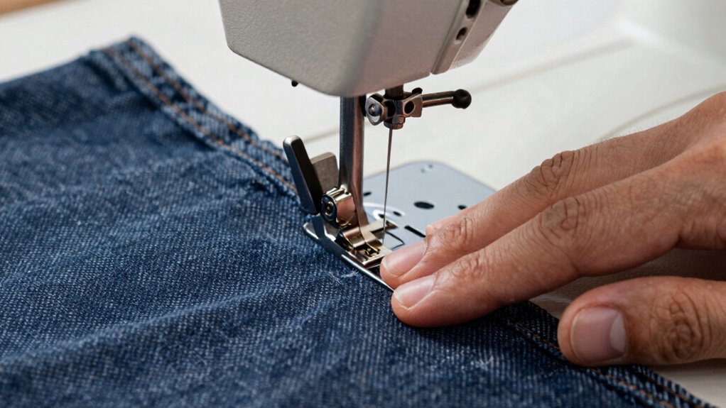 choose appropriate heavy fabric needles