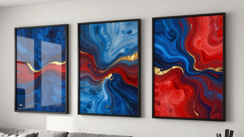 choose coordinated large wall art