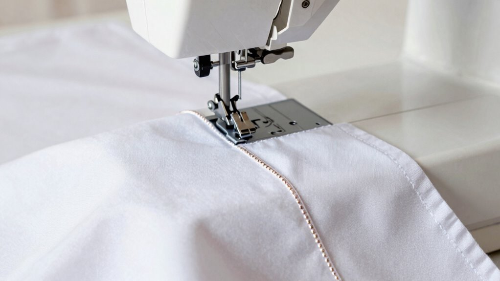 combine sewing serging techniques