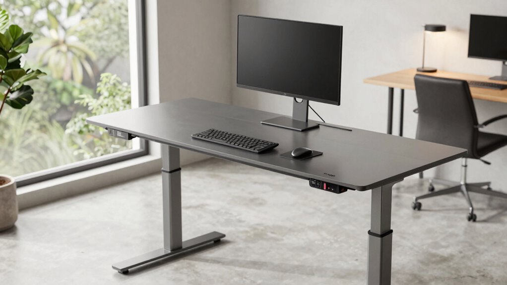 desk size and stability