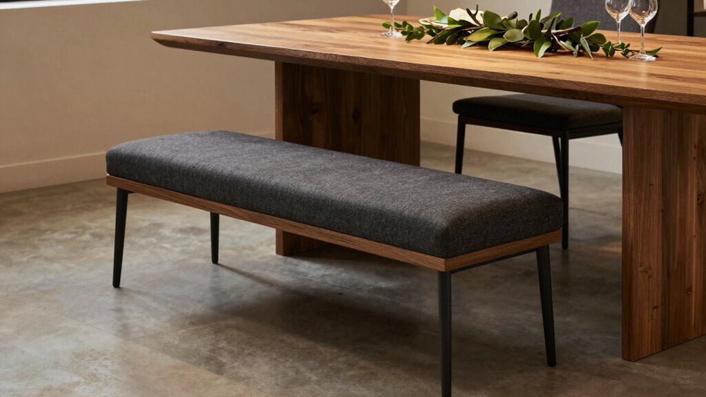 dining bench selection criteria