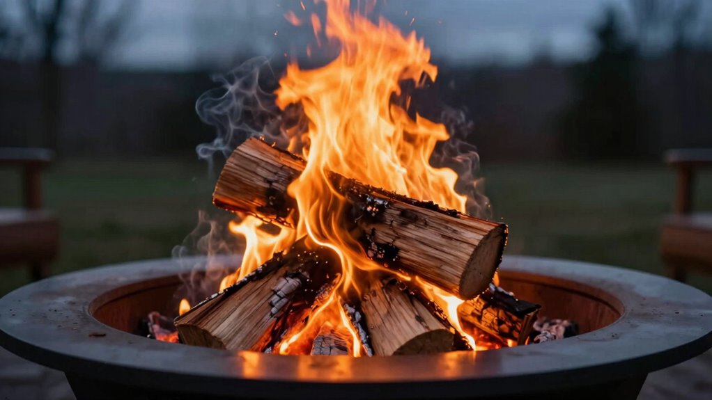 dry wood burns cleaner