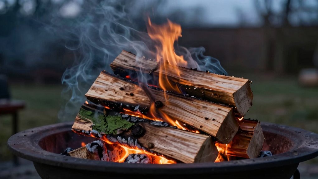 dry wood burns cleaner