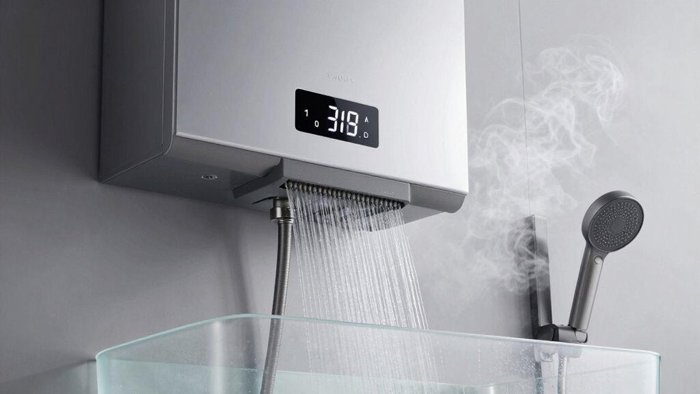 flow rate limits hot water